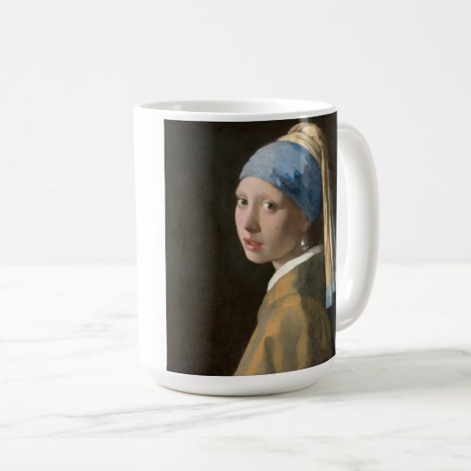 Mug Fille au collier de perles (Devant droit)