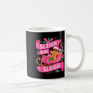Mug Fille au traîneau en pain d'épices Nk Noël drôle F