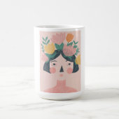 Mug fille aux fleurs (Centre)