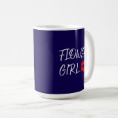 Mug Fille aux fleurs (Devant droit)