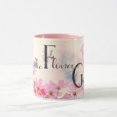 Mug Fille aux fleurs de Collie (Centre)