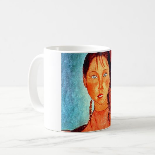 Mug Fille aux petits cochons, Modigliani (Devant gauche)