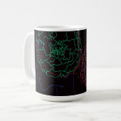Mug Fille aux touffes de souci afro (Devant gauche)