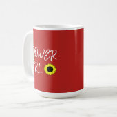 Mug Fille aux tournesols (Devant gauche)