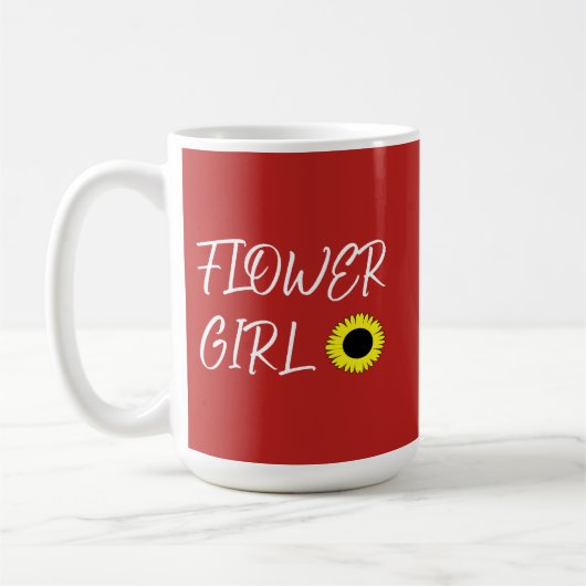Mug Fille aux tournesols (Gauche)