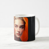 Mug Fille aux yeux bleus (Devant droit)