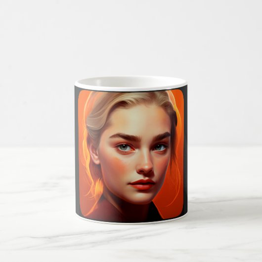 Mug Fille aux yeux bleus (Centre)
