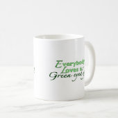 Mug Fille aux yeux verts (Devant droit)