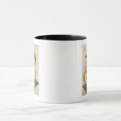 Mug Fille avec Casquette jaune et poussette (Centre)