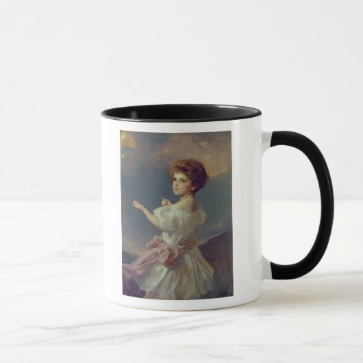 Mug Fille avec des ballons (Droite)