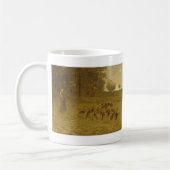 Mug Fille avec des dindes (Gauche)