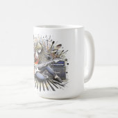 Mug Fille avec des vibes musicales (Devant droit)