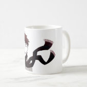 Mug fille avec écharpe effiloche (Devant droit)