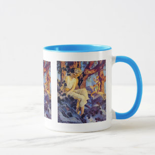 Mug : Fille avec elfes - par Maxfield Parrish