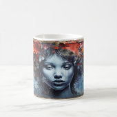 Mug Fille avec fleurs Version 1 (Centre)