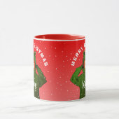 Mug Fille avec grenouille verte Sweat - shirt à capuch (Centre)