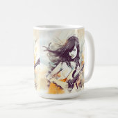 Mug Fille avec musique rock vibes (Devant droit)