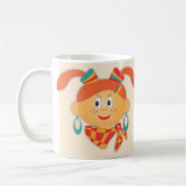 Mug Fille avec queue de cheval (Gauche)