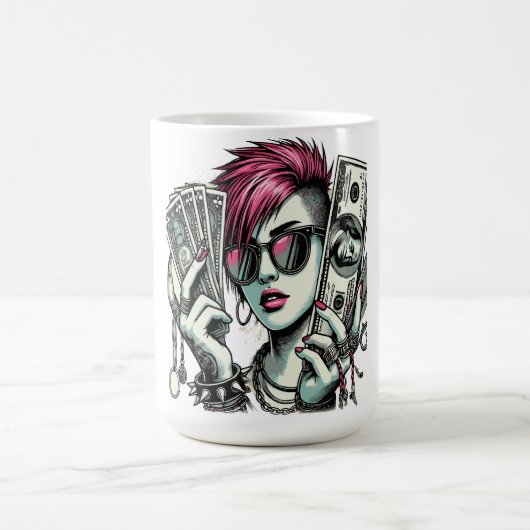 Mug Fille avec style punk (Centre)