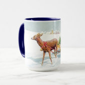 Mug Fille avec traîneau (Devant gauche)