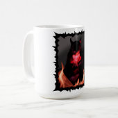 Mug Fille avec un sourire délirant (Devant gauche)