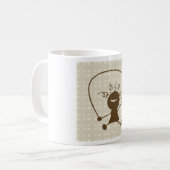 Mug Fille Avec Une Bouge À Corde (Devant gauche)