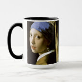 Mug Fille avec une perle à oreille Vermeer Art (Gauche)
