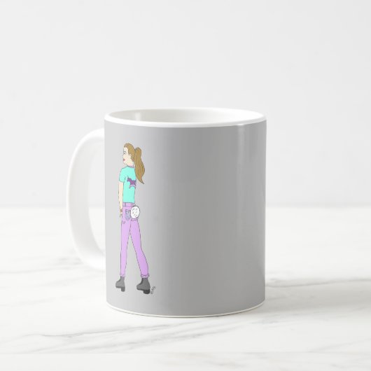 Mug fille avec une queue de lapin (Devant gauche)