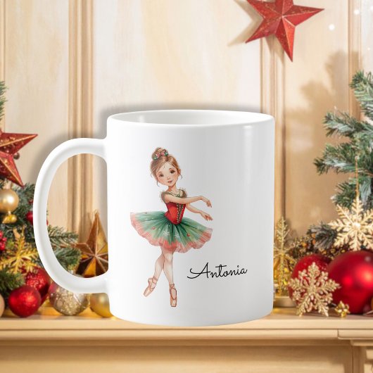 Mug Fille Ballerina de Noël