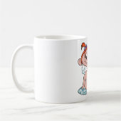 Mug Fille Bath Time Amusant avec canard en caoutchouc  (Gauche)