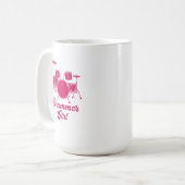 Mug Fille batteur | Drums Drummer Cadeau (Devant gauche)