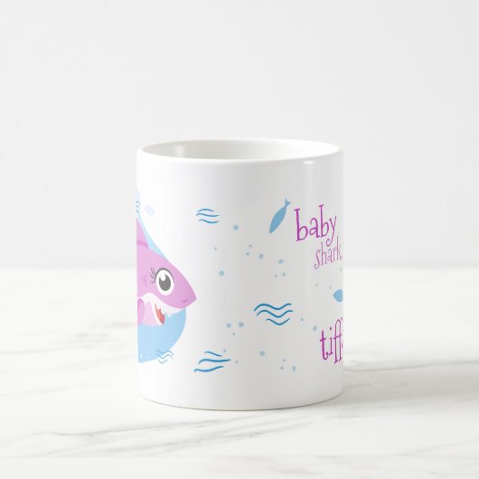 Mug Fille bébé requin - rose (Centre)