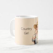 Mug Fille blonde de la campagne (Devant gauche)