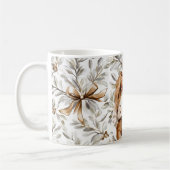 Mug Fille Blonde Marron Gâteau Noël Arc (Gauche)