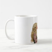 Mug Fille blonde qui sent les roses (Gauche)
