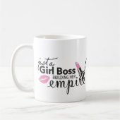 Mug Fille Boss construire son Empire - Rouge à lèvres  (Gauche)