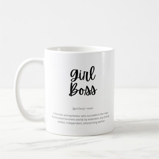 Mug Fille Boss - Femme Entrepreneur (Gauche)