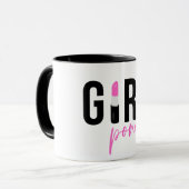 Mug Fille Boss Rose Noir (Devant gauche)