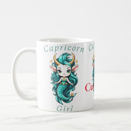 Mug Fille Capricorne Sirène Thunder_Cove (Gauche)