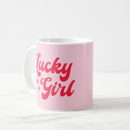 Mug Fille chanceuse (Devant gauche)