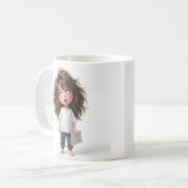 Mug Fille choquée (Devant gauche)