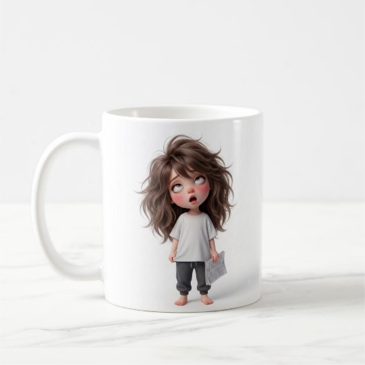 Mug Fille choquée (Gauche)