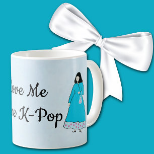 Mug Fille coréenne K-pop à Hanbok