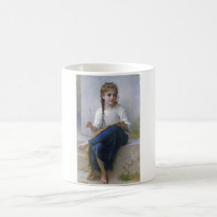 Mug Fille coudre, Bouguereau