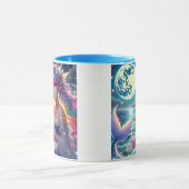 Mug Fille d'anime chantant clair de lune pixie mermaid (Centre)