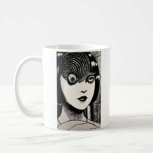 Mug Fille d'anime d'horreur (Gauche)