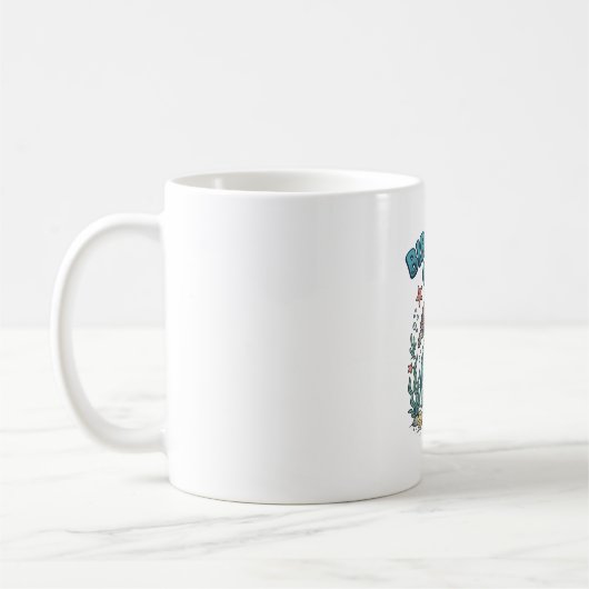 Mug Fille d'anniversaire 6 Tortue de mer Conception de (Gauche)