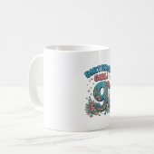 Mug Fille d'anniversaire 9 Tortue de mer Conception ve (Devant gauche)
