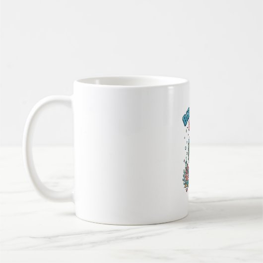 Mug Fille d'anniversaire 9 Tortue de mer Conception ve (Gauche)