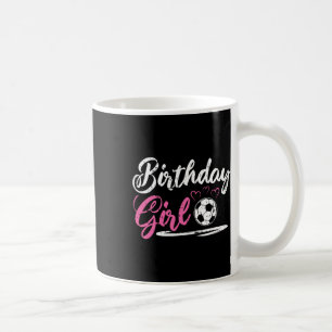 Mug Fille d'anniversaire de football cool